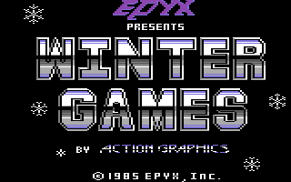 Winter Games screenshot 3 for Commodore 64